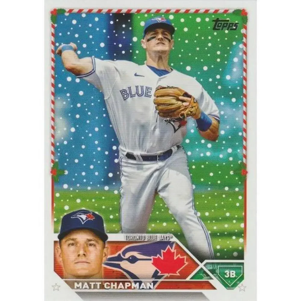 2023 Topps Holiday Matt Chapman H82 Toronto Blue Jays